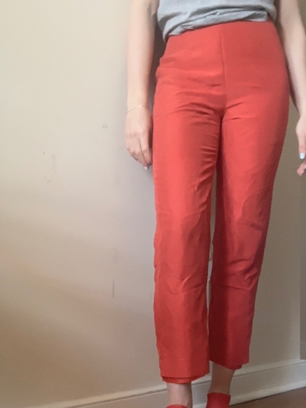 Burnt Orange Women's Cigarette Pants size 6